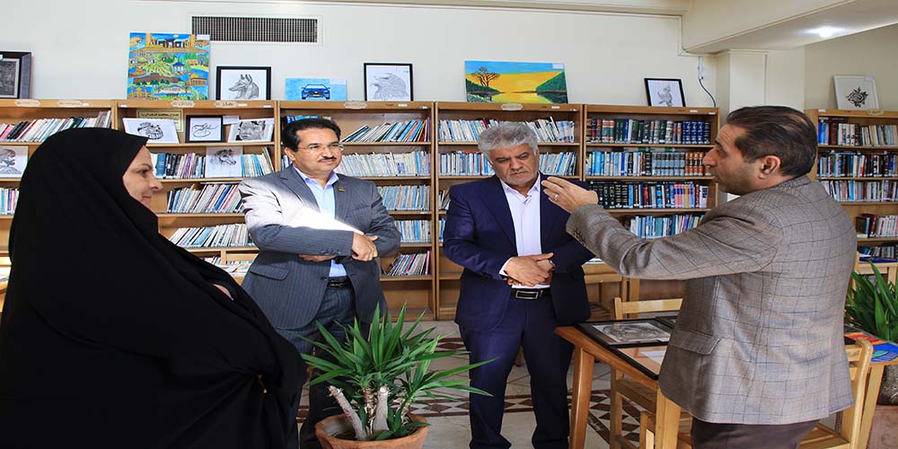 بازدید ریاست محترم اداره آموزش