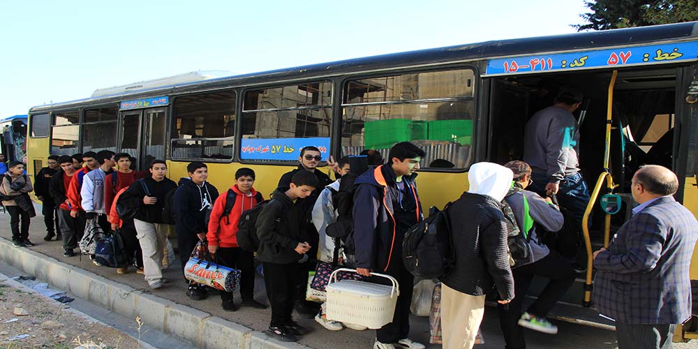 برگزاری اردوی یک روزه دبیرستان