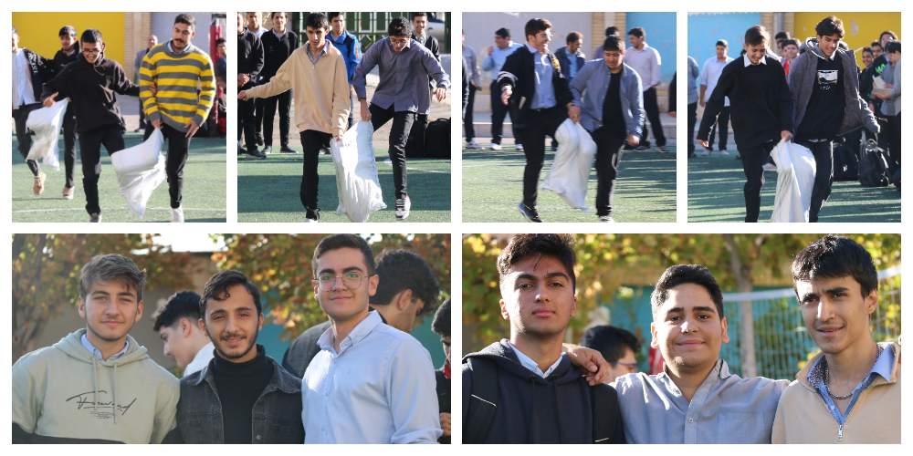 صبحگاه دانش آموزی همراه با مسا